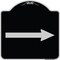 Signmission Right Arrow Symbol Heavy-Gauge Aluminum Architectural Sign, 18" x 18", BS-1818-22975 A-DES-BS-1818-22975 - alternate 1